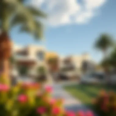 Lush community amenities surrounding Hayyan Villas for a luxurious lifestyle