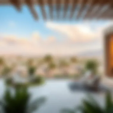 Stunning Views from Hayyan Villas Scenic views from Hayyan Villas highlighting Dubai's stunning landscape