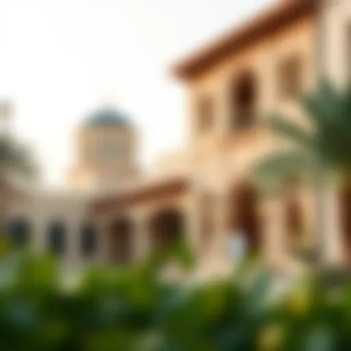 Traditional Emirati architecture showcasing cultural heritage