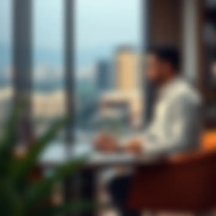 Real estate agent discussing property options with clients