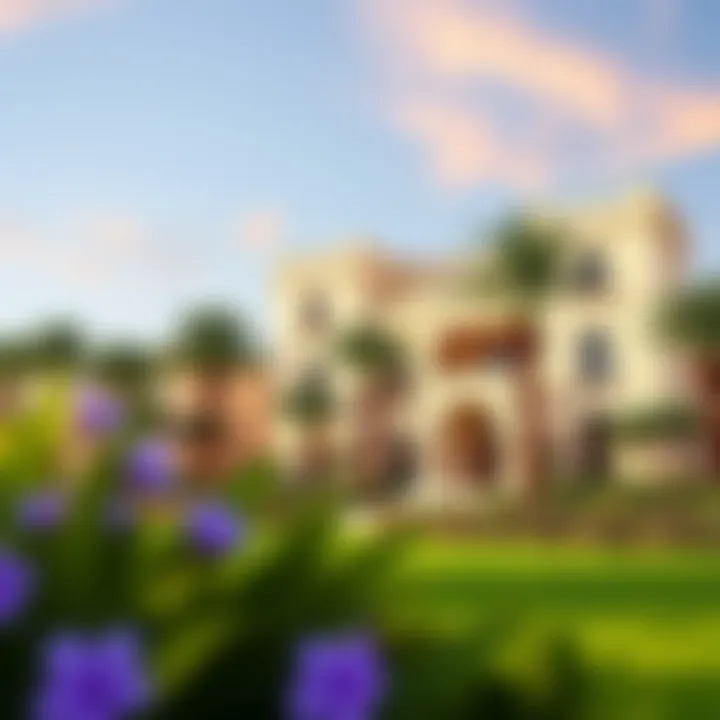 Amenities surrounding Jumeirah Zabeel Saray, including lush landscapes and leisure facilities