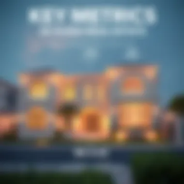 Infographic highlighting key metrics in Dubai real estate measurements