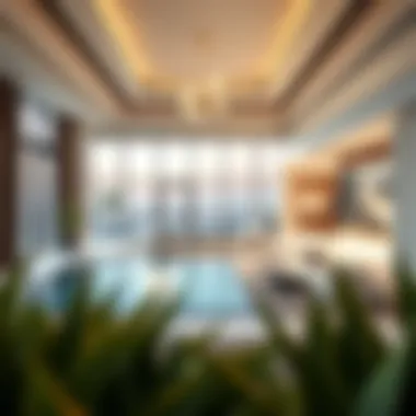 Luxurious villa in Dubai showcasing spacious property layout