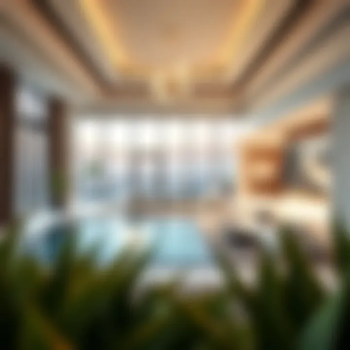 Luxurious villa in Dubai showcasing spacious property layout