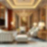 Luxurious furniture pieces showcasing elegance and style