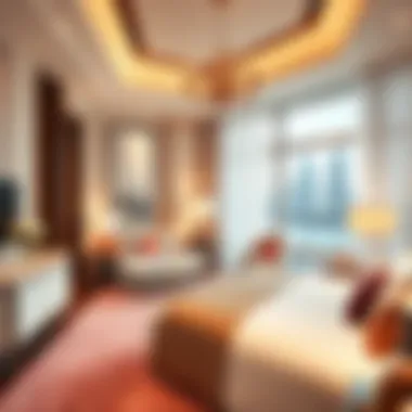 Opulent Accommodations at Park Hyatt Creek Dubai Luxurious guest room featuring elegant decor and amenities