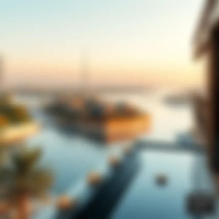 Breathtaking Surroundings of Park Hyatt Creek Dubai Scenic view of the surrounding waterfront and city landscape