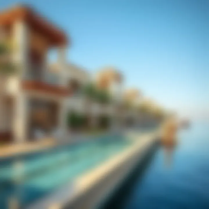 Luxurious Waterfront Living Experience Serene lifestyle at Portofino Damac Lagoons with residents enjoying waterfront amenities