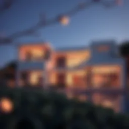 Stunning architectural design of Pulse Villas showcasing modern luxury