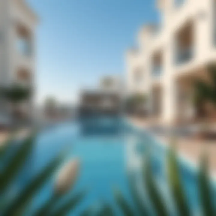 Amenities available at Sama Townhouses including swimming pool and gym