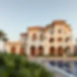 Luxurious Architecture of Shams AE Exquisite villa in Shams AE showcasing luxurious architecture