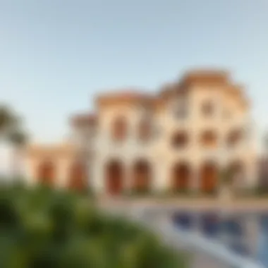 Luxurious Architecture of Shams AE Exquisite villa in Shams AE showcasing luxurious architecture