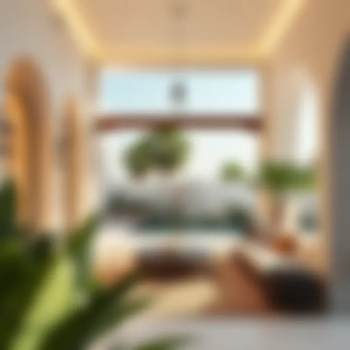 Tranquil Outdoor Space in Shams AE Tranquil outdoor space in a Shams AE villa