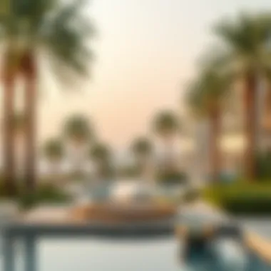 Scenic view of the resort's lush surroundings