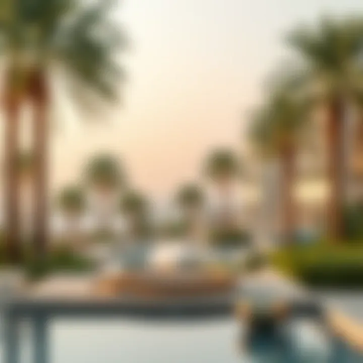Scenic view of the resort's lush surroundings
