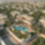 Aerial view of Southbay Dubai showcasing luxury properties