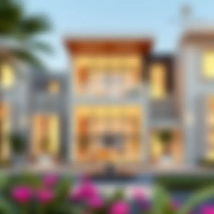 Modern Architecture Showcasing Yas West Living Spaces Elegant residential development in Yas West