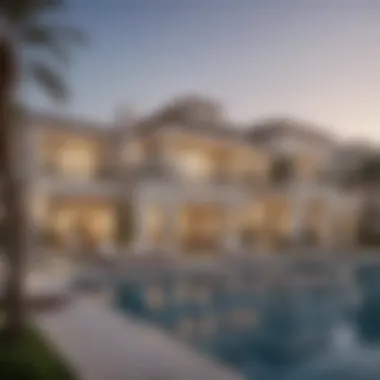 Luxury Villas in Home Jumeirah Stunning view of luxury villas in Home Jumeirah