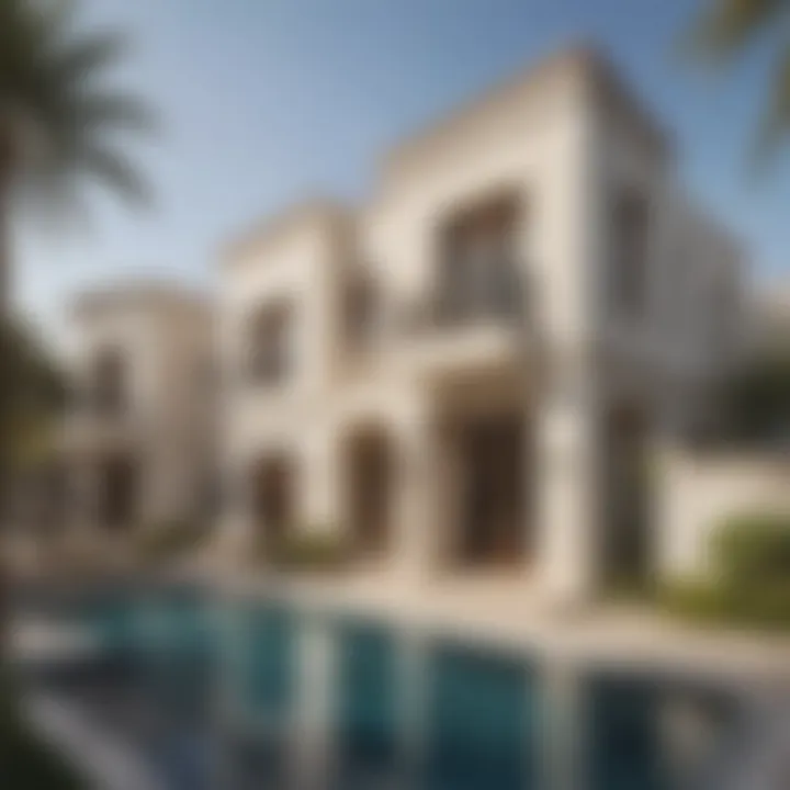 Stunning exterior view of a villa in The Home Jumeirah