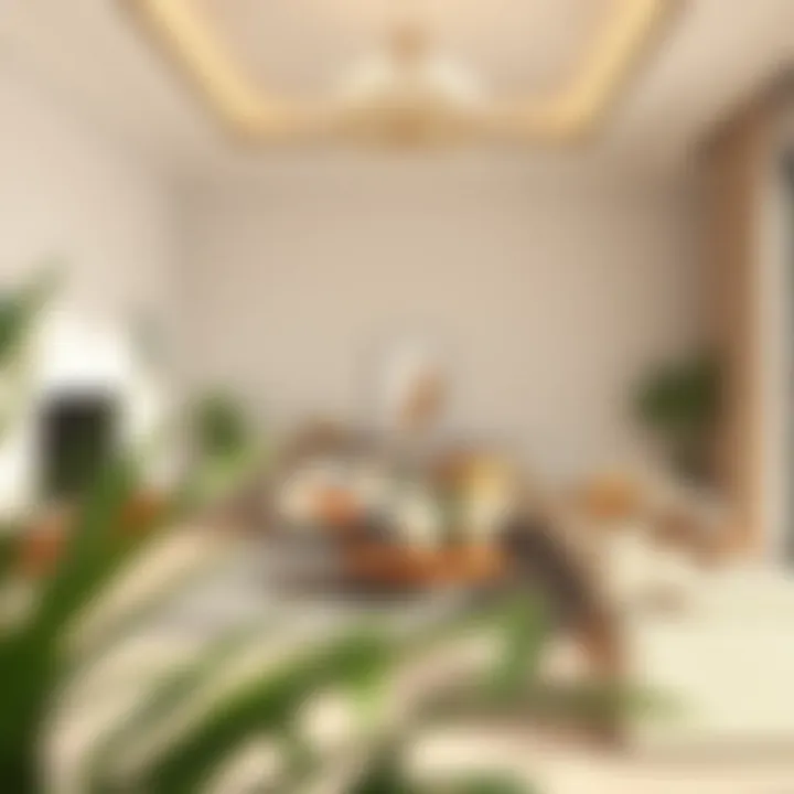 Modern Household Dynamics in the UAE A tranquil living space reflecting modern UAE household dynamics