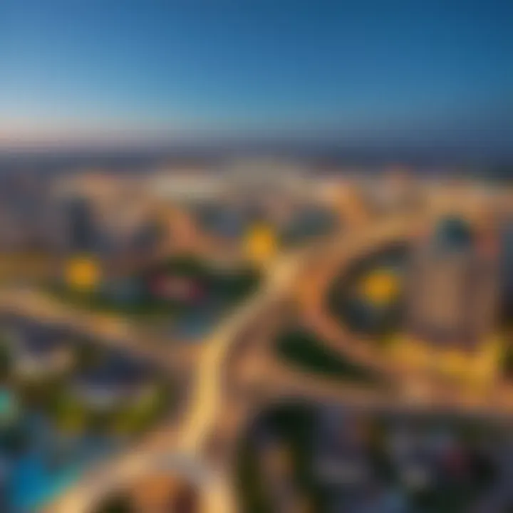 Diagram illustrating the connectivity of Emaar The Valley with major highways