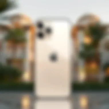 A detailed infographic showcasing factors impacting iPhone pricing in Dubai