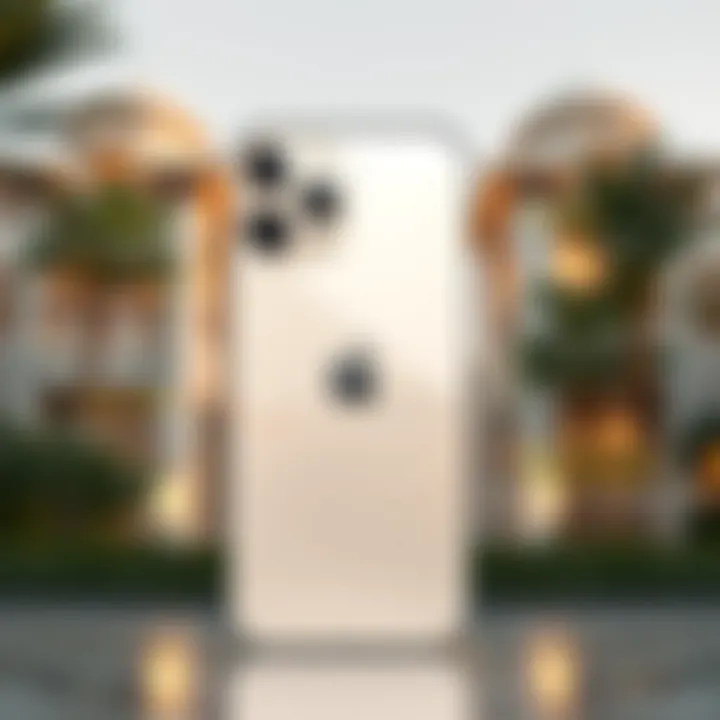 A detailed infographic showcasing factors impacting iPhone pricing in Dubai