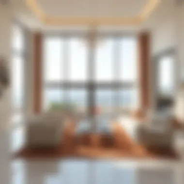 Elegant interior design of a sea view property