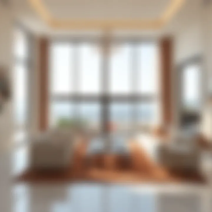 Elegant interior design of a sea view property