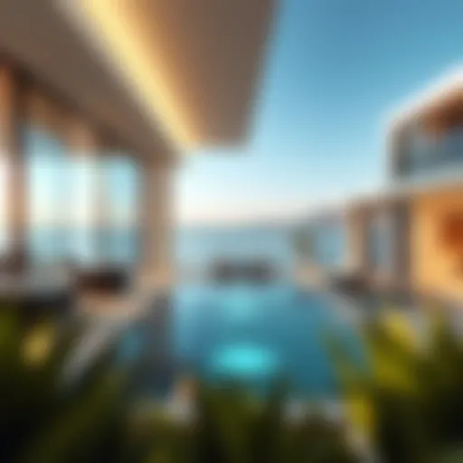Luxurious sea view residence with modern architecture