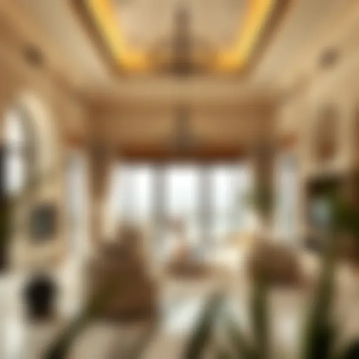 Interior of a Wadi Villa featuring exquisite furnishings and decor
