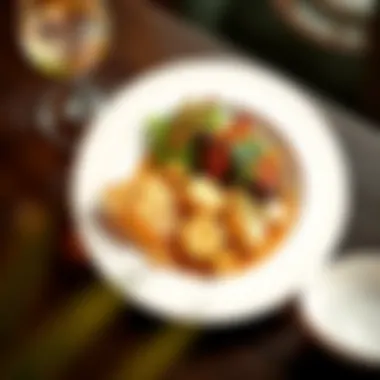 Signature Dish from Woodland Restaurant A beautifully plated dish representing the diverse menu of Woodland Restaurant