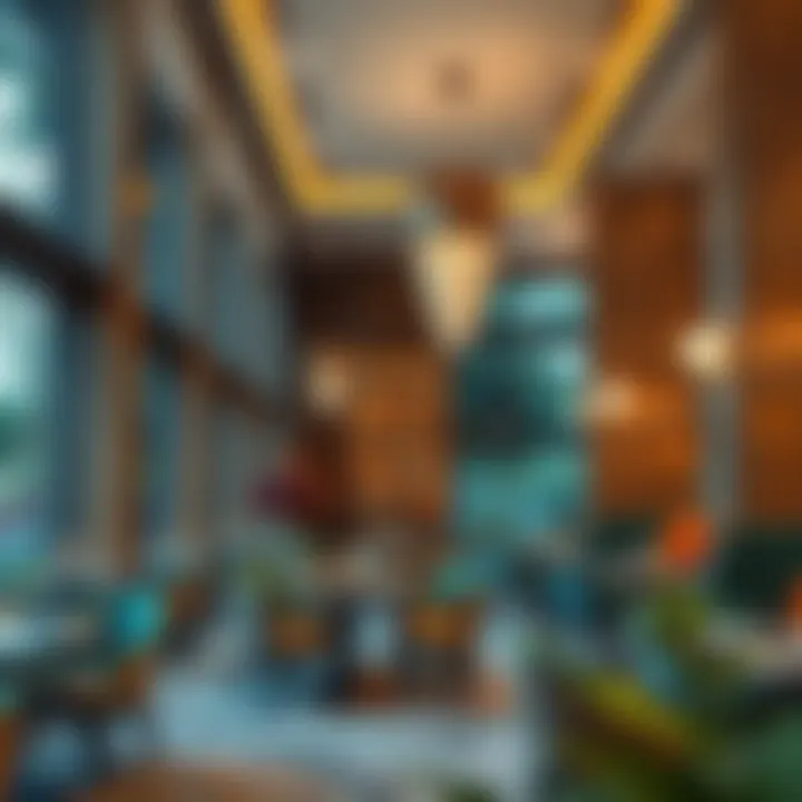 Elegant Interior Design of Woodland Restaurant Interior ambiance of Woodland Restaurant featuring elegant decor