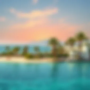 Breathtaking Beach View from Zuha Island Scenic beach view from Zuha Island, emphasizing its natural beauty